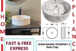 AALTO WASH BASINS (Top)  78728 MWY-2 ( Marbel ) / FREE EXPRESS DELIVERY