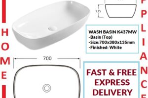 AALTO WASH BASIN (Top) K437MW ( White ) / FREE EXPRESS DELIVERY