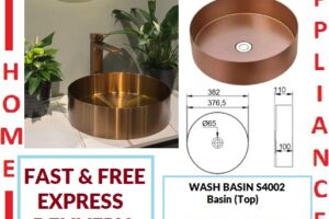 AALTO WASH BASIN (Top) S4002 ( Matte Rose Gold ) / FREE EXPRESS DELIVERY