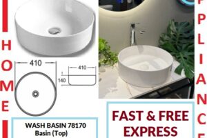 AALTO WASH BASIN (Top) 78170 ( White ) / FREE EXPRESS DELIVERY