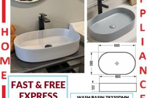 AALTO WASH BASIN (Top) 78330DMH ( Grey ) / FREE EXPRESS DELIVERY