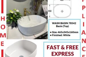 AALTO WASH BASIN (Top) 78542 ( White ) / FREE EXPRESS DELIVERY