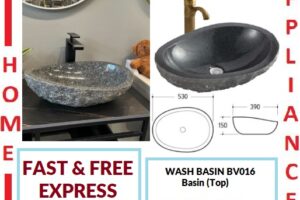 AALTO WASH BASIN  (Top) BV016 ( Natural Marble ) / FREE EXPRESS DELIVERY