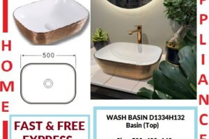 AALTO WASH BASIN (Top) D1334H132 ( Rose Gold + White ) / FREE EXPRESS DELIVERY