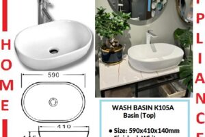 AALTO WASH BASIN (Top) K105A ( WHITE ) / FREE EXPRESS DELIVERY