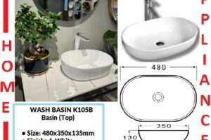 AALTO WASH BASIN (Top) K105B ( WHITE ) / FREE EXPRESS DELIVERY