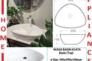 AALTO WASH BASIN (Top) K147A ( White ) / FREE EXPRESS DELIVERY