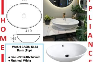 AALTO WASH BASIN (Top) K183 ( White ) / FREE EXPRESS DELIVERY