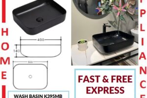 AALTO WASH BASIN  (Top) K395MB ( Matte Black ) / FREE EXPRESS DELIVERY