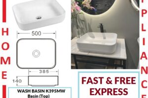 AALTO WASH BASIN (Top) K395MW ( Matte White ) / FREE EXPRESS DELIVERY