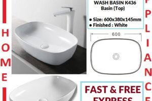 AALTO WASH BASIN  (Top) K436 ( White ) / FREE EXPRESS DELIVERY