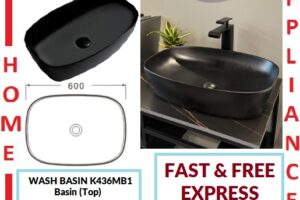 AALTO WASH BASIN  (Top) K436MB1 ( Matte Black ) / FREE EXPRESS DELIVERY