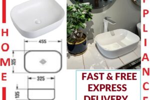 AALTO WASH BASIN (Top) 78105MW ( Matte White ) / FREE EXPRESS DELIVERY