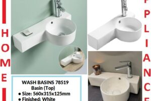 AALTO WASH BASINS  (Top) 78519 ( White ) / FREE EXPRESS DELIVERY