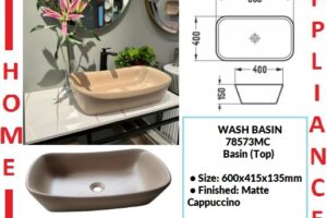 AALTO WASH BASIN (Top) 78573MC ( Matte Cappuccino ) / FREE EXPRESS DELIVERY