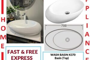 AALTO WASH BASIN (Top) K370 ( WHITE ) / FREE EXPRESS DELIVERY