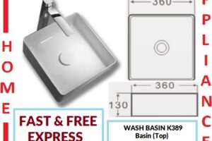 AALTO WASH BASIN (Top)  K389 ( White ) / FREE EXPRESS DELIVERY