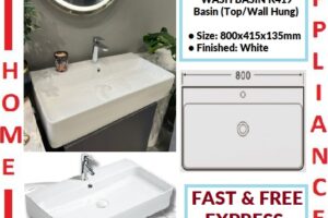 AALTO WASH BASIN (Top/Wall Hung) K419 ( White ) / FREE EXPRESS DELIVERY