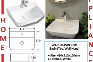 AALTO WASH BASIN  (Top/Wall Hung) K501 ( White ) / FREE EXPRESS DELIVERY