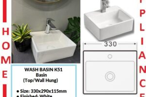 AALTO WASH BASIN (Top/Wall Hung) K51 ( White ) / FREE EXPRESS DELIVERY