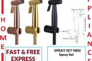 AALTO BIDET SPRAY SET 9802RG ( ROSE GOLD , GOLD , BLACK ) / FREE EXPRESS DELIVERY