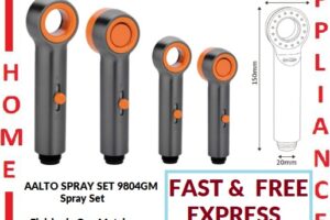 AALTO SPRAY SET 9804GM ( Gun Metal ) / FREE EXPRESS DELIVERY