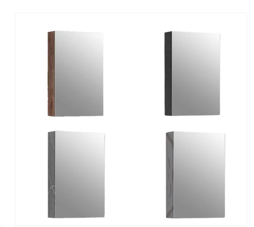 AALTO Mirror Cabinet MC-P3053-PV15 (Wood Grain/Dark Marble/Rag Stone/White Marble) / FREE EXPRESS DELIVERY - Image 2